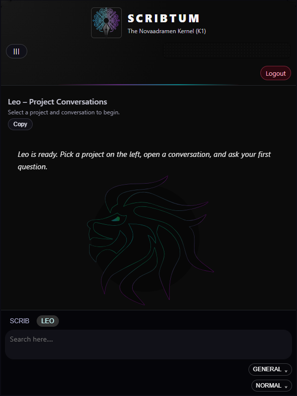 Leo chat Panel